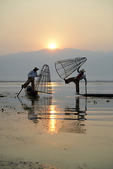 Image showing ASIA MYANMAR INLE LAKE