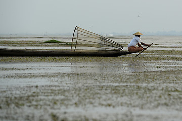 Image showing ASIA MYANMAR INLE LAKE