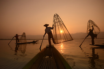 Image showing ASIA MYANMAR INLE LAKE