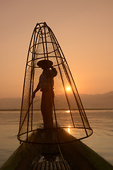 Image showing ASIA MYANMAR INLE LAKE