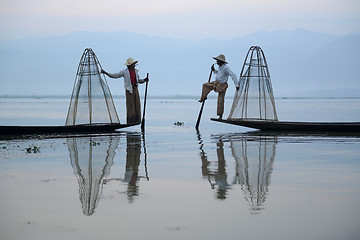 Image showing ASIA MYANMAR INLE LAKE