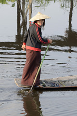 Image showing ASIA MYANMAR NYAUNGSHWE FLOATING GARDENS
