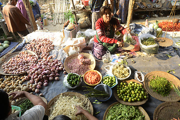 Image showing ASIA MYANMAR NYAUNGSHWE WEAVING FACTORY