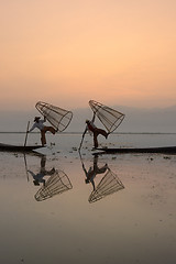 Image showing ASIA MYANMAR INLE LAKE