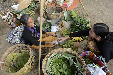 Image showing ASIA MYANMAR NYAUNGSHWE WEAVING FACTORY