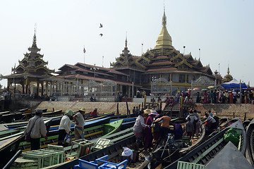 Image showing ASIA MYANMAR NYAUNGSHWE INLE LAKE