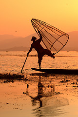 Image showing ASIA MYANMAR INLE LAKE