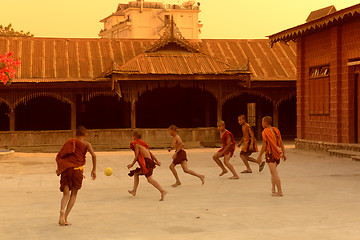 Image showing ASIA MYANMAR NYAUNGSHWE SOCCER FOOTBALL