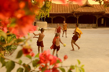 Image showing ASIA MYANMAR NYAUNGSHWE SOCCER FOOTBALL