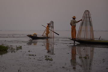 Image showing ASIA MYANMAR INLE LAKE