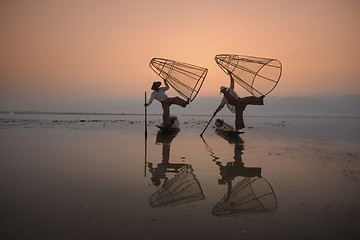 Image showing ASIA MYANMAR INLE LAKE