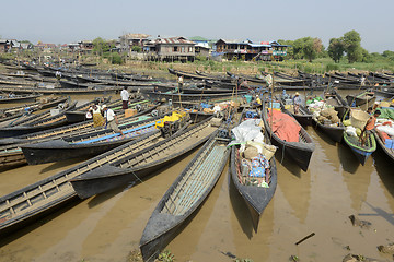 Image showing ASIA MYANMAR NYAUNGSHWE INLE LAKE