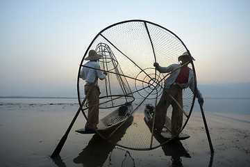 Image showing ASIA MYANMAR INLE LAKE