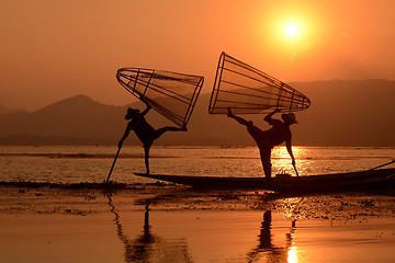 Image showing ASIA MYANMAR INLE LAKE