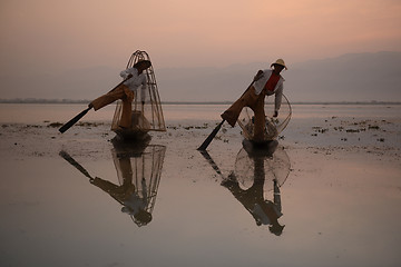 Image showing ASIA MYANMAR INLE LAKE