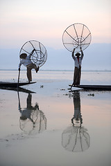 Image showing ASIA MYANMAR INLE LAKE