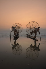 Image showing ASIA MYANMAR INLE LAKE