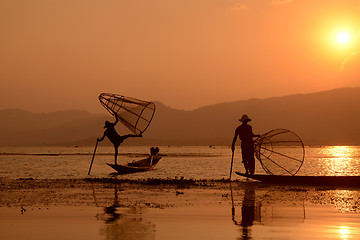 Image showing ASIA MYANMAR INLE LAKE