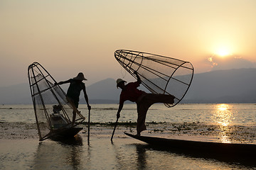 Image showing ASIA MYANMAR INLE LAKE