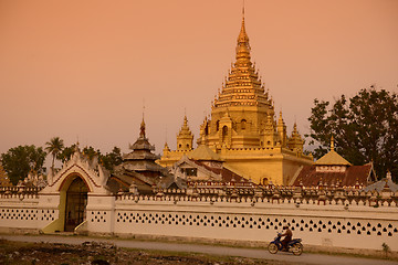 Image showing ASIA MYANMAR INLE LAKE NYAUNGSHWN PAGODA