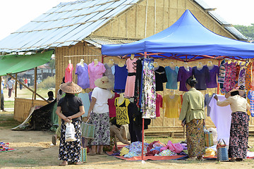 Image showing ASIA MYANMAR NYAUNGSHWE  MARKET