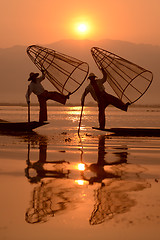 Image showing ASIA MYANMAR INLE LAKE