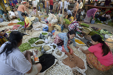 Image showing ASIA MYANMAR NYAUNGSHWE WEAVING FACTORY