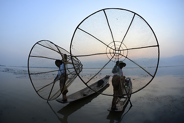 Image showing ASIA MYANMAR INLE LAKE