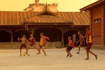 Image showing ASIA MYANMAR NYAUNGSHWE SOCCER FOOTBALL