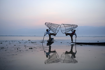 Image showing ASIA MYANMAR INLE LAKE