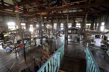 Image showing ASIA MYANMAR NYAUNGSHWE WEAVING FACTORY