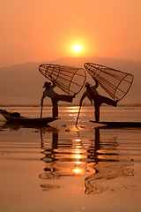 Image showing ASIA MYANMAR INLE LAKE