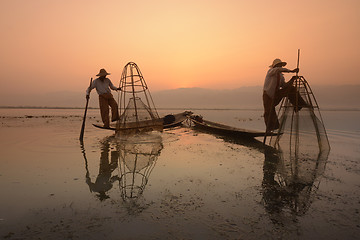 Image showing ASIA MYANMAR INLE LAKE