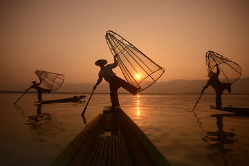 Image showing ASIA MYANMAR INLE LAKE