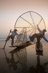 Image showing ASIA MYANMAR INLE LAKE