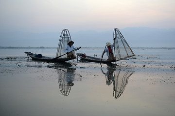 Image showing ASIA MYANMAR INLE LAKE