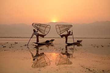 Image showing ASIA MYANMAR INLE LAKE