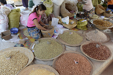 Image showing ASIA MYANMAR NYAUNGSHWE INLE LAKE MARKET