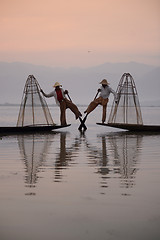 Image showing ASIA MYANMAR INLE LAKE