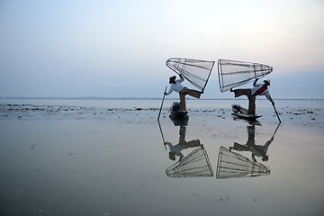 Image showing ASIA MYANMAR INLE LAKE