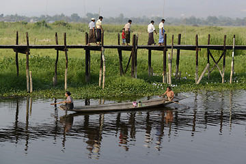 Image showing ASIA MYANMAR NYAUNGSHWE FLOATING GARDENS