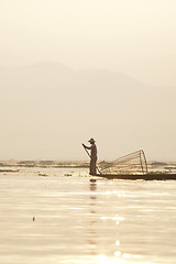 Image showing ASIA MYANMAR INLE LAKE