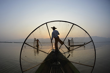 Image showing ASIA MYANMAR INLE LAKE