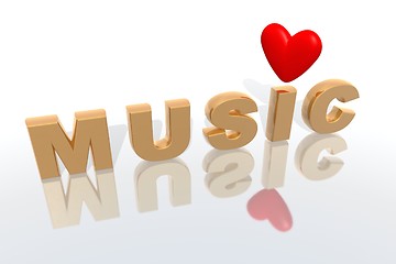 Image showing music