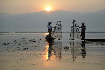 Image showing ASIA MYANMAR INLE LAKE