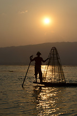 Image showing ASIA MYANMAR INLE LAKE