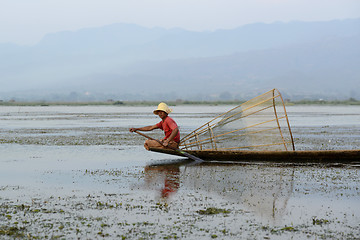 Image showing ASIA MYANMAR INLE LAKE