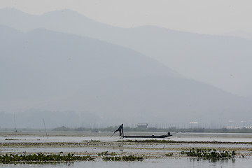 Image showing ASIA MYANMAR NYAUNGSHWE INLE LAKE