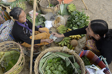 Image showing ASIA MYANMAR NYAUNGSHWE WEAVING FACTORY