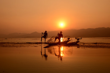 Image showing ASIA MYANMAR INLE LAKE